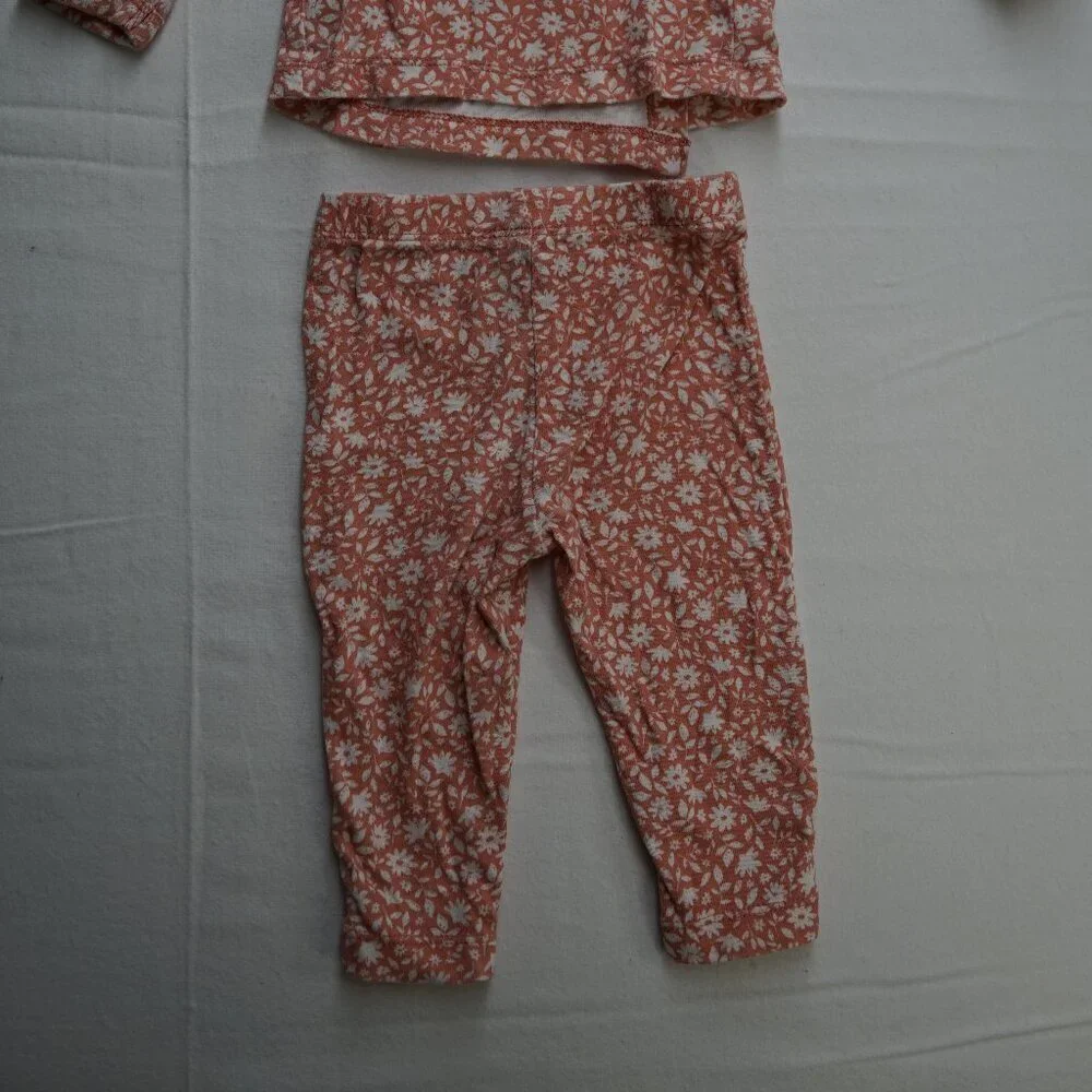 Carter's Baby Girl's Matching Set, Kimono Wrap Top and Pants, Pink, Size 6m